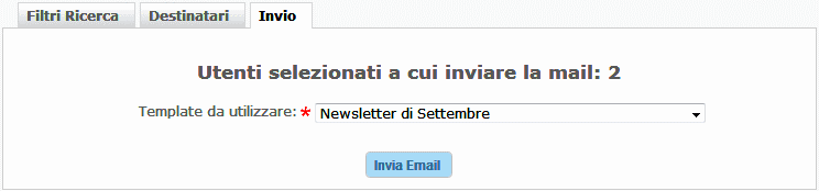 Invio Newsletter da Sito web