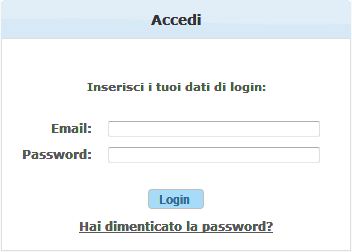 Hai dimenticato la password?