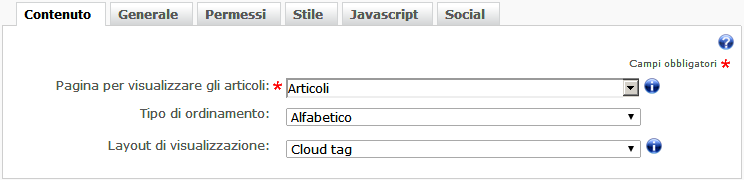 Links ad articoli associati alla catagoria
